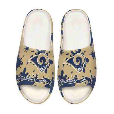 Men's Los Angeles Rams Yeezy Slippers/Shoes 002