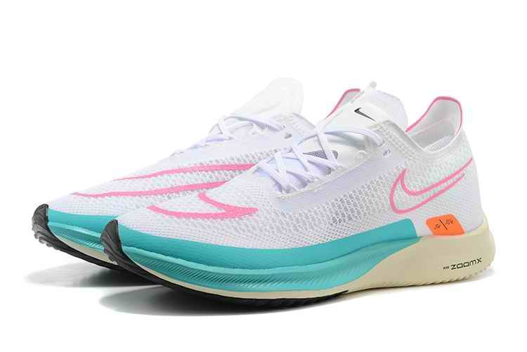 Women's Running weapon Zomx Streakfly Proto Aqua/White/Pink Shoes 002