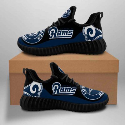 Men's Los Angeles Rams Mesh Knit Sneakers/Shoes 004