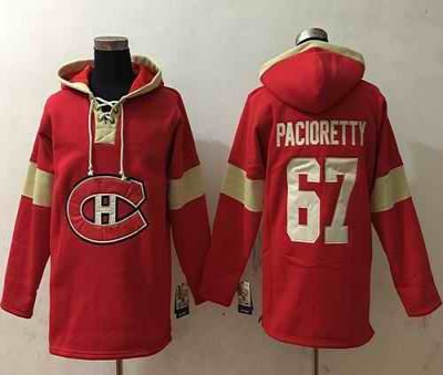 Canadiens #67 Max Pacioretty Red Pullover NHL Hoodie