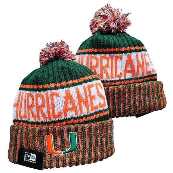 Miami (FL) Hurricanes 2024 Knit Hats 001