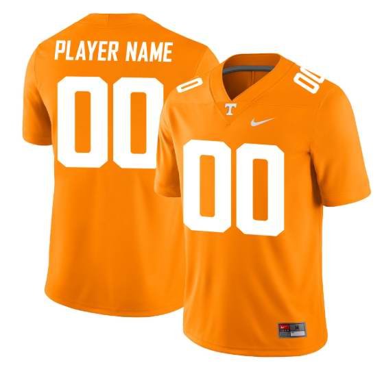 Youth Tennessee Volunteers Customized Orange Stitched Game Jersey