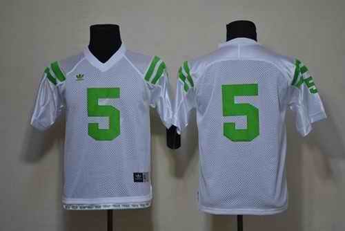 Fighting Irish #5 Everett Golson White Under The Lights Stitched Youth NCAA Jersey