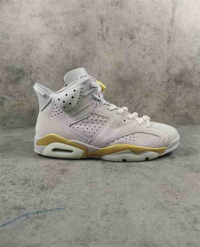 Men's Running Weapon Air Jordan 6 Grey Shoes 073