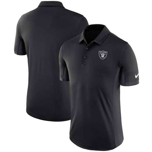 Men's Oakland Raiders Nike Black Evergreen Polo