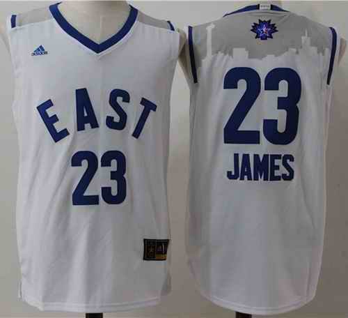 Cavaliers #23 LeBron James White 2016 All Star Stitched NBA Jersey