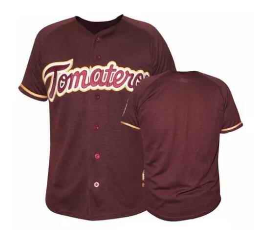 Men's Tomateros de Culiac'n Campeones Burgundy Stitched Jersey