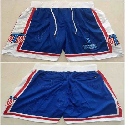 Men's Space Jam Tune Squad Blue Shorts (Run Small)