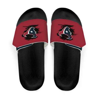 Women's Houston Texans Beach Adjustable Slides Non-Slip Slippers/Sandals/Shoes 005