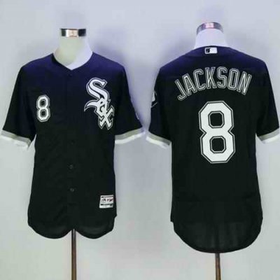 White Sox #8 Bo Jackson Black Flexbase Authentic Collection Stitched MLB Jersey