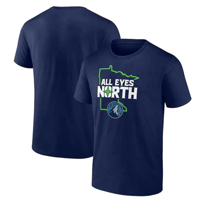 Men's Minnesota Timberwolves Navy Pick & Roll Coverage T-Shirt