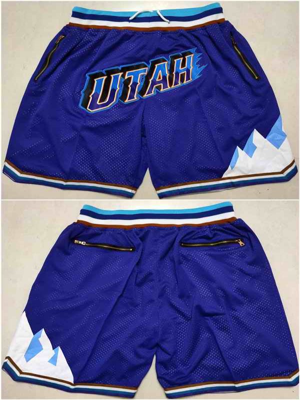 Men's Utah Jazz Purple Shorts (Run Small)