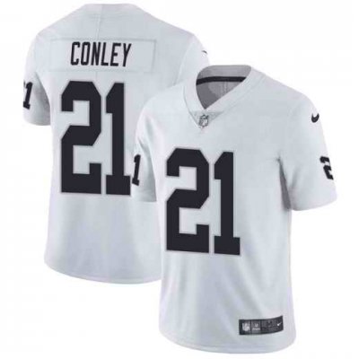 Men's Oakland Raiders #21 Gareon Conley White Vapor Untouchable Limited Stitched NFL Jersey