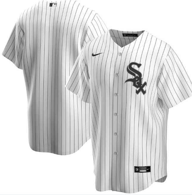 Men's Chicago White Sox White Cool Base Stitched Jersey