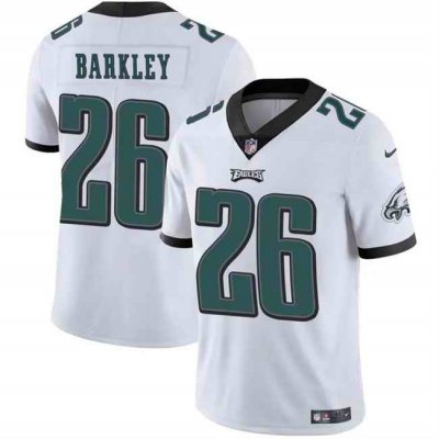 Toddlers Philadelphia Eagles #26 Saquon Barkley White Vapor Stitched Football Jersey