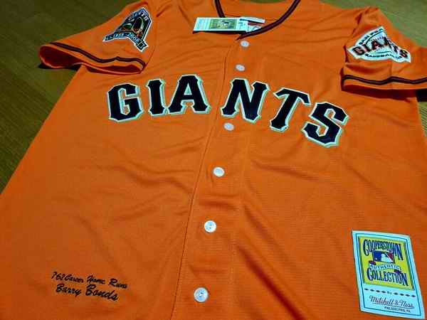 Men's San Francisco Giants #25 Barry Bonds Orange Cool Base Stitched Baseball Jersey