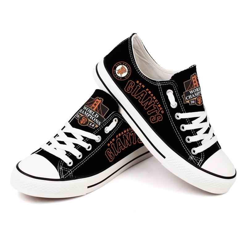 Women's San Francisco Giants Repeat Print Low Top Sneakers 005