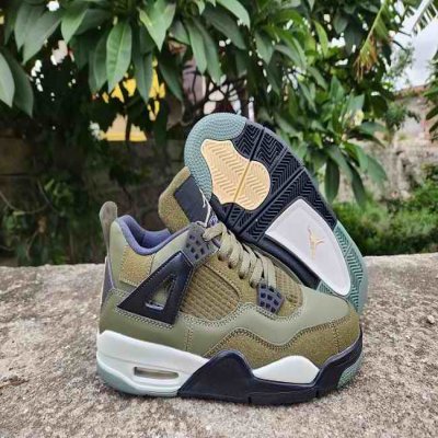 Men's Hot Sale Running weapon Air Jordan 4 Olive Shoes 0165