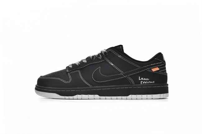 Men's Dunk Low Black Shoes 0363