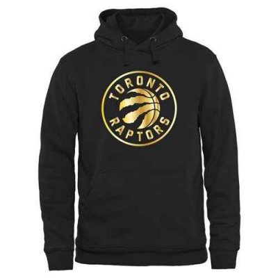 Toronto Raptors Gold Collection Pullover Hoodie Black