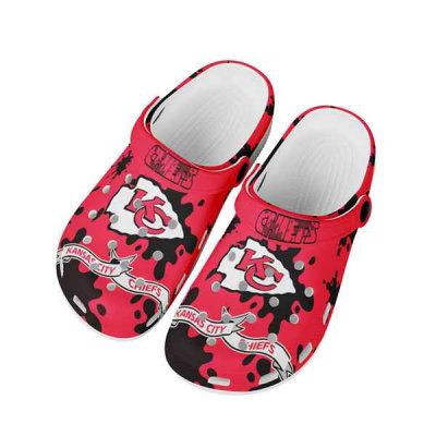 Women's Kansas City Chiefs Bayaband Clog Shoes 003