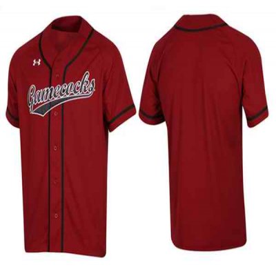 Men's South Carolina Fighting Gamecocks Red Stitched Jersey