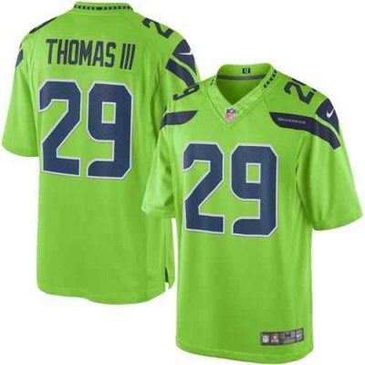 Nike Seahawks #29 Earl Thomas III Green Youth Stitched NFL Limited Rush Jersey