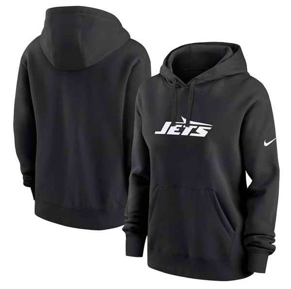 Men's New York Jets Heather Charcoal Primary Logo Pullover Hoodie