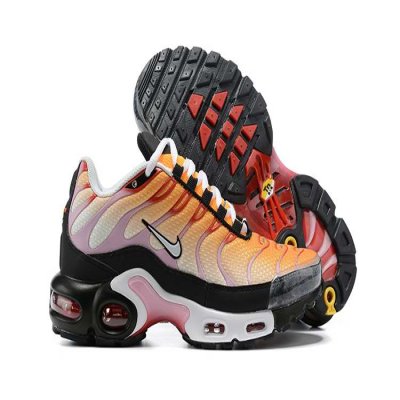 Men's Hot sale Running weapon Air Max TN Shoes Orange 0195