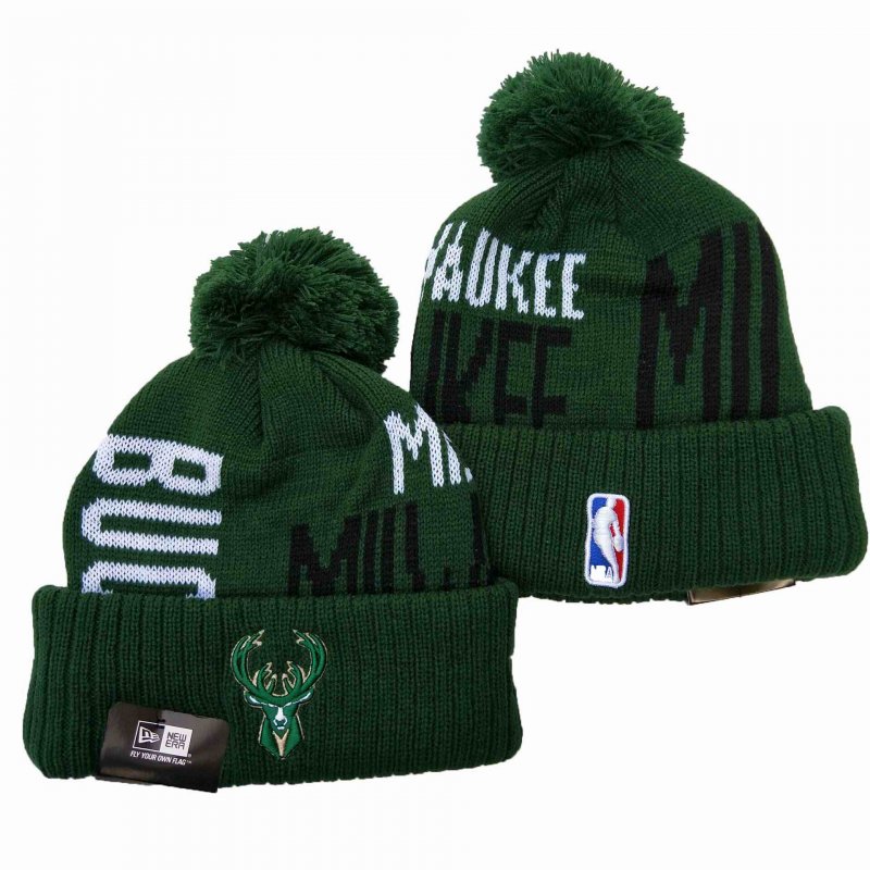 NBA Milwaukee Bucks 2019 Knit Hats  002