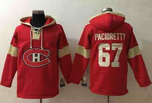 Canadiens #67 Max Pacioretty Red Pullover NHL Hoodie