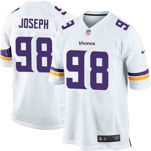 Nike Vikings #98 Linval Joseph White Youth Stitched NFL Elite Jersey