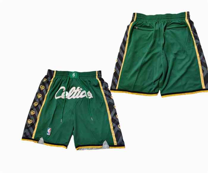 Men's Boston Celtics Green Shorts (Run Small)