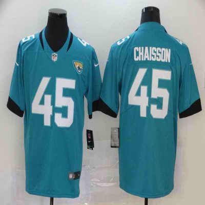 Men's Jacksonville Jaguars #45 K'Lavon Chaisson Blue Vapor Untouchable Limited Stitched NFL Jersey