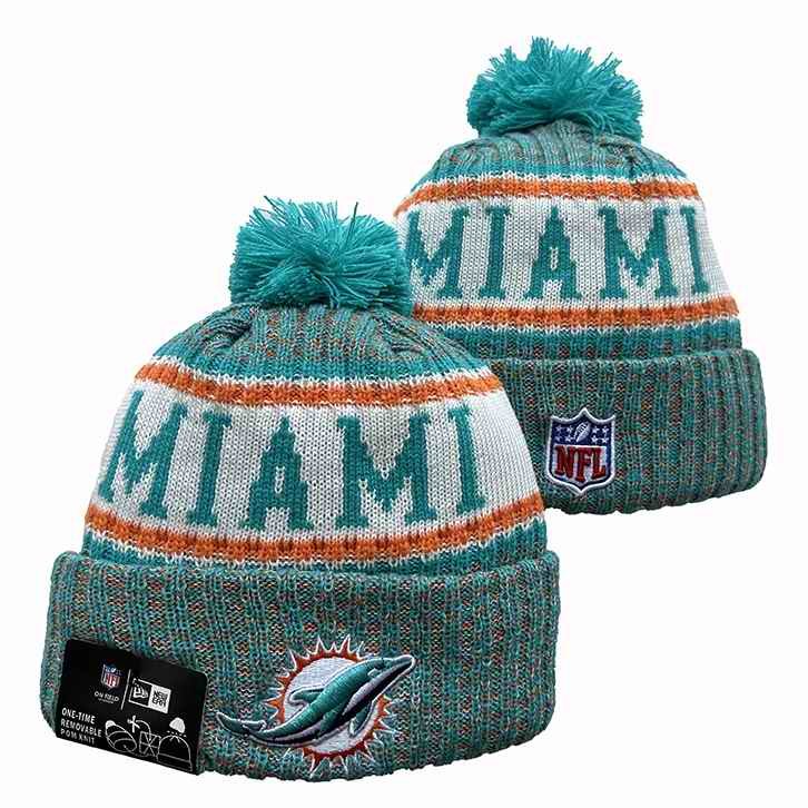 Miami Dolphins Knit Hats 0118