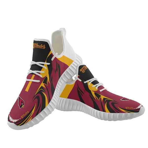 Men's Arizona Cardinals Mesh Knit Sneakers/Shoes 015