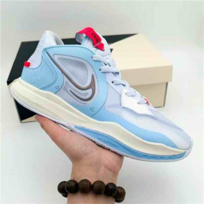 Men's Running weapon Kyrie Irving 5 Light Blue Shoes 0036