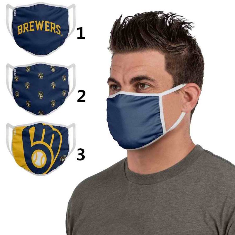 Milwaukee Brewers Sports Face Mask 001 Filter Pm2.5 (Pls check description for details)