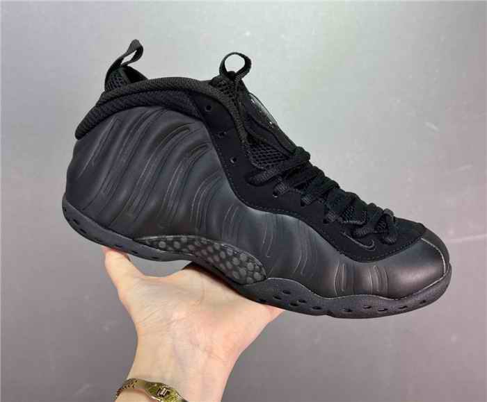 Men's Air Foamposite One Stealth Black Retro Shoes 008