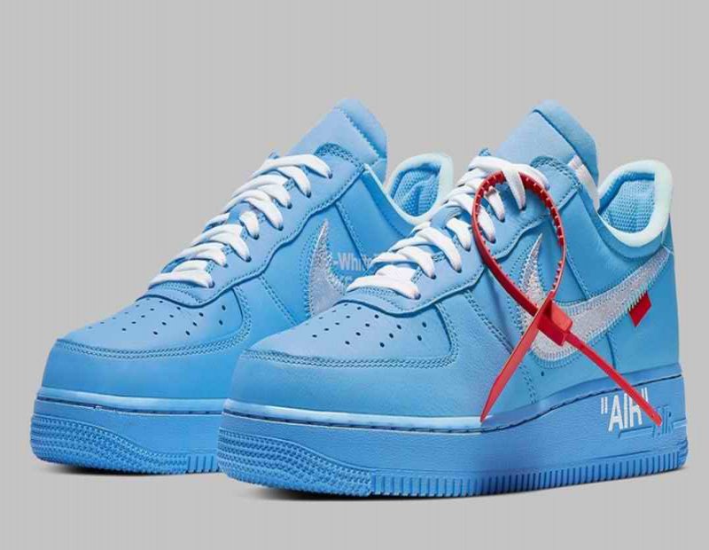 Men's Air Force 1 Shoes blue 019