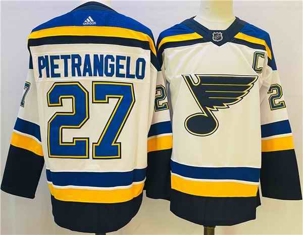 Men's St. Louis Blues #27 Alex Pietrangelo Cream Winter Classic Stitched Jersey