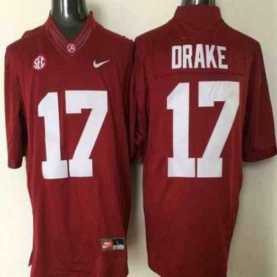 Crimson Tide #17 Kenyan Drake Red Stitched NCAA Jersey