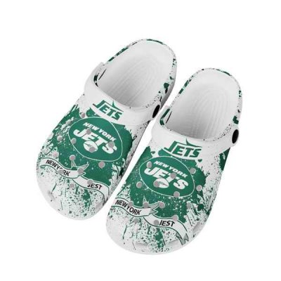 Men's New York Jets Bayaband Clog Shoes 003