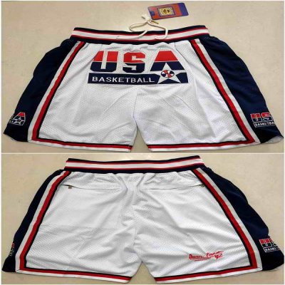 Men's Team USA White Shorts (Run Small)