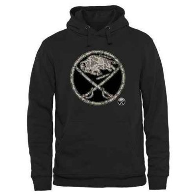 Men's Buffalo Sabres Black Rink Warrior Pullover Hoodie