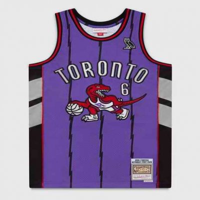 Men's Toronto Raptors M&N x OVO Swingman Stitched Jersey