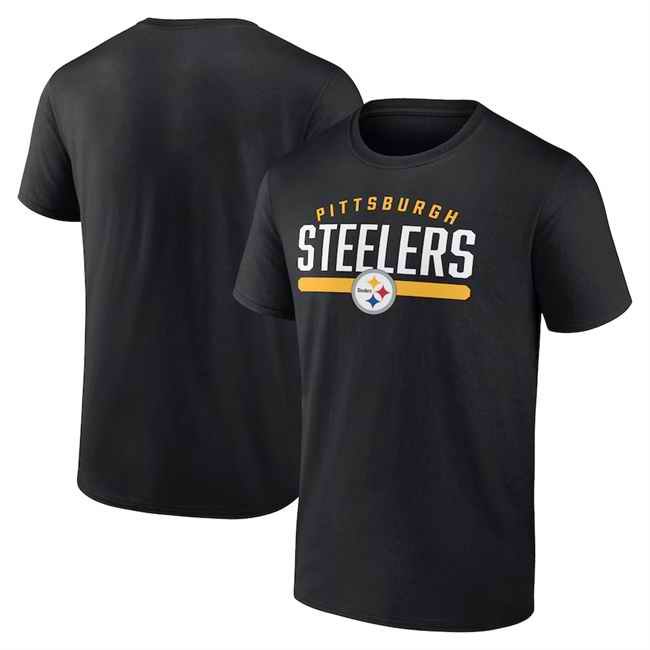 Men's Pittsburgh Steelers Black T-Shirt'1pc Limited Per Order'