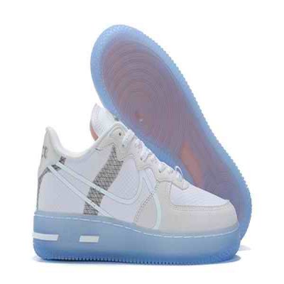 Women's Air Force 1 Low Top White Luminous Shoes 063