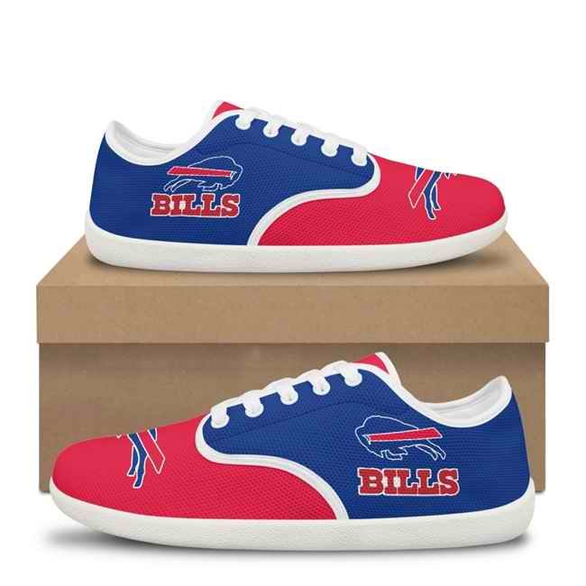 Women's Buffalo Bills Low Top Sneakers/Shoes 001(Pls check description for details)