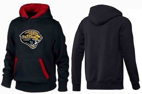 Jacksonville Jaguars Logo Pullover Hoodie Black & Red